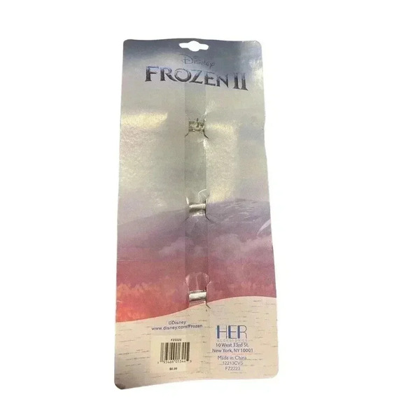 Disney Frozen II Elsa & Anna Hair Clip Bows - Picture 2 of 2